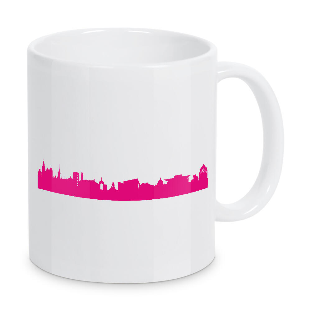 Tasse "Kopenhagen 04 Pink Skyline Print monochrome" artboxONE - Städte,Abstrakt,Architektur,Städte / København