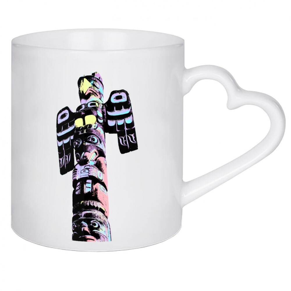 Herztasse "Pop Art Totem I" artboxONE - Reise,Reise / Länder