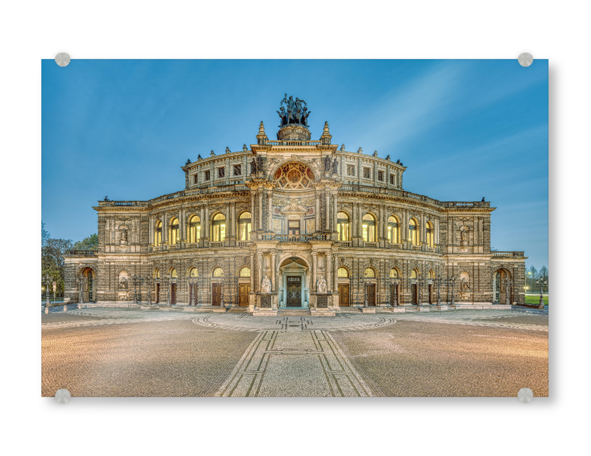 Acrylglasbild "Semperoper in Dresden" artboxONE - Reise,Architektur,Städte / Dresden