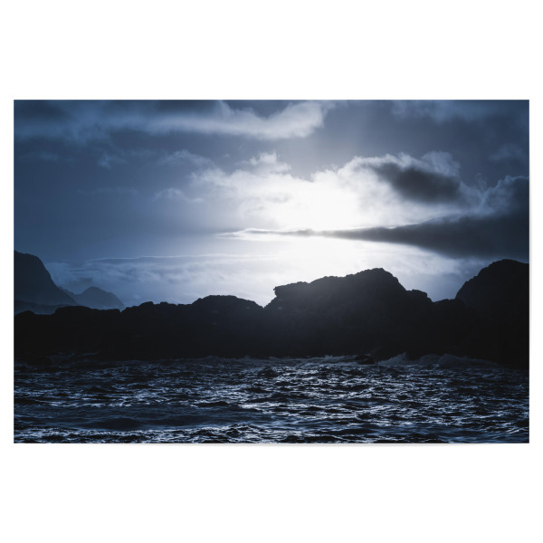 Poster "Sunset in Blue" artboxONE - Natur