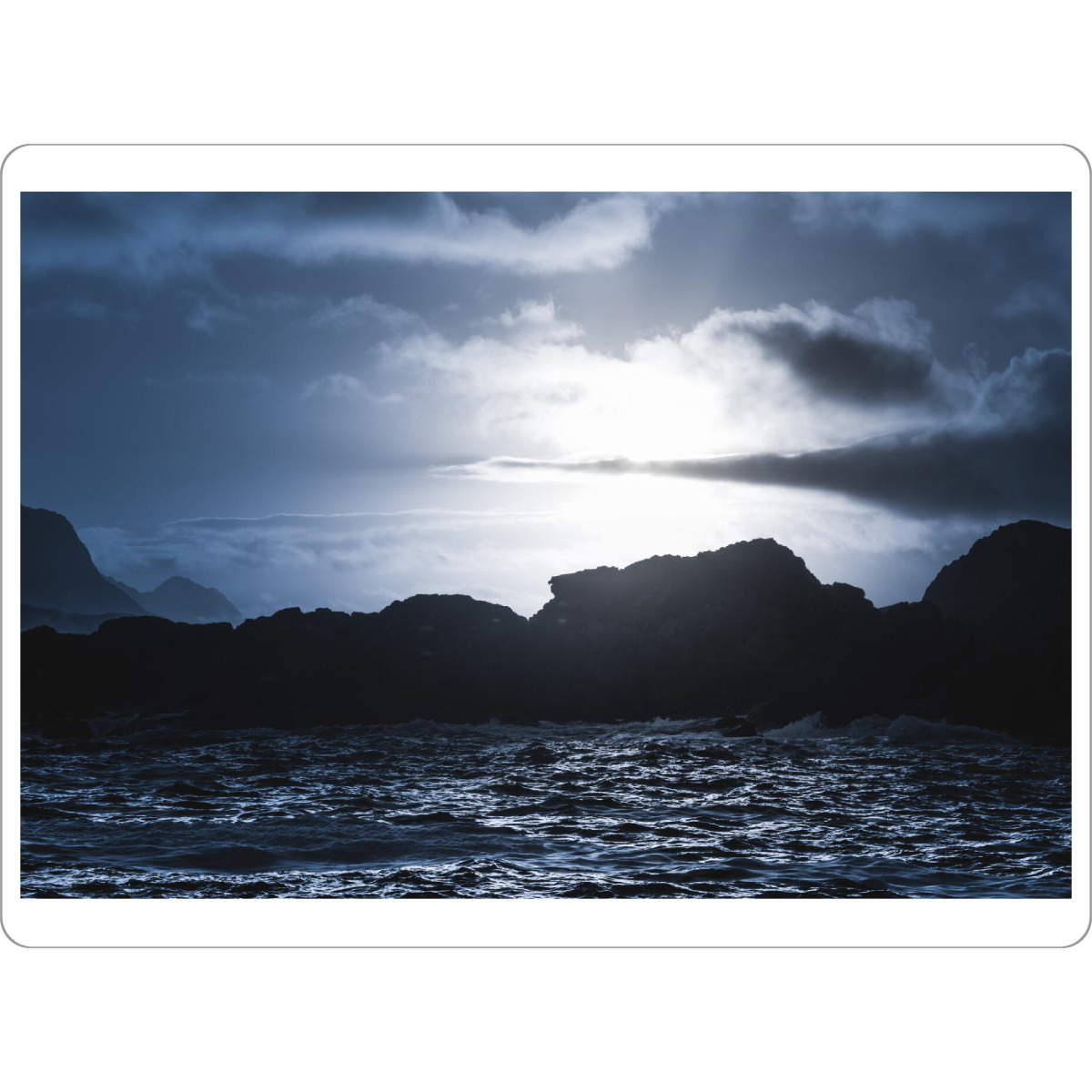 Tischset "Sunset in Blue" artboxONE - Natur