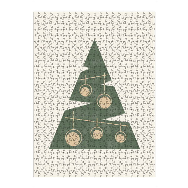 artboxONE Puzzle "Minimal Natale" artboxONE - Geometrie,Weihnachten
