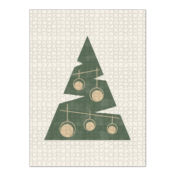 Puzzle Ravensburger "Minimal Natale" artboxONE - Geometrie,Weihnachten