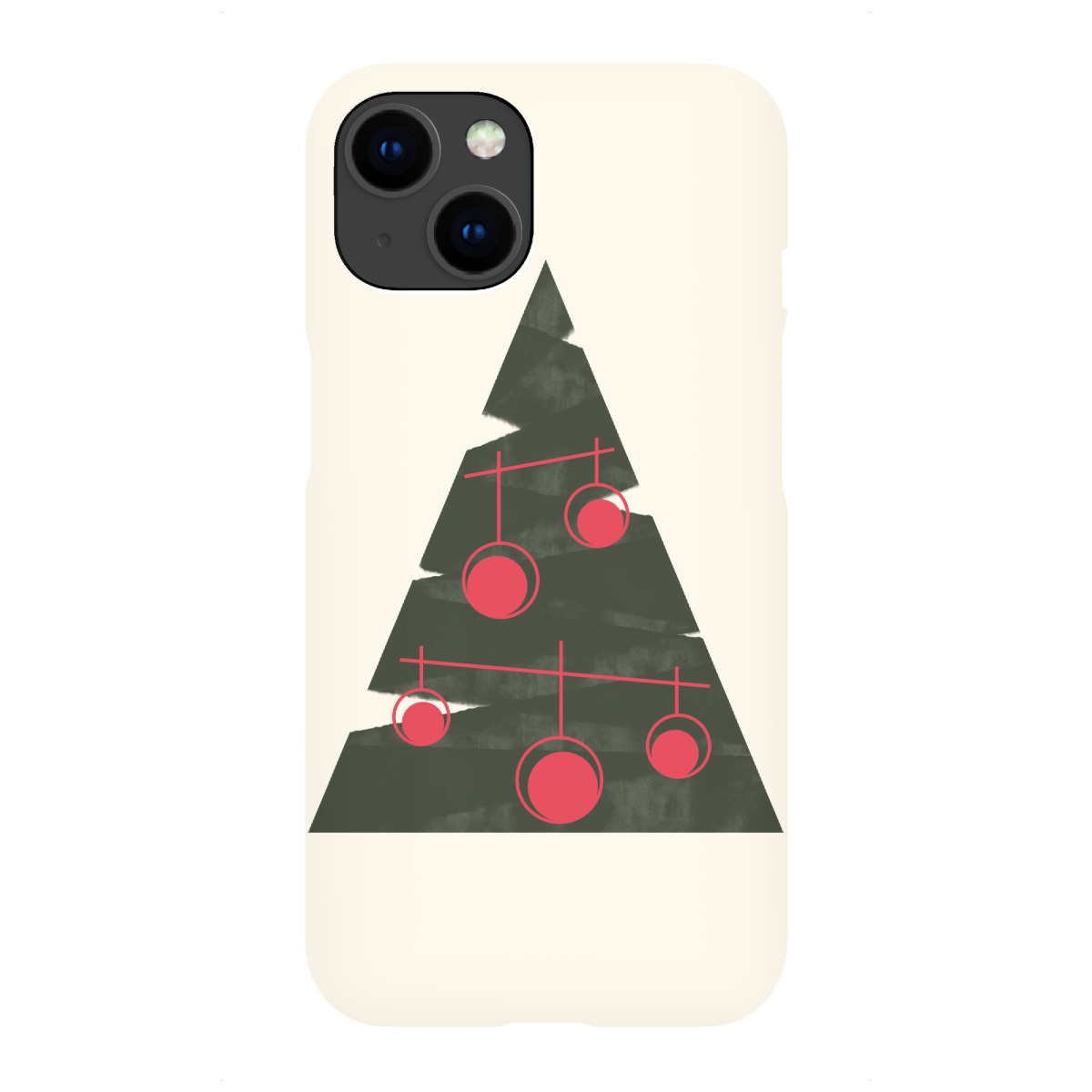 "Minimal Christmas"für iPhone - Premium-Case Handyhülle artboxONE