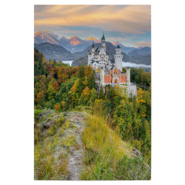 Poster "Schloss Neuschwanstein in Bayern" artboxONE - Natur,Reise,Architektur