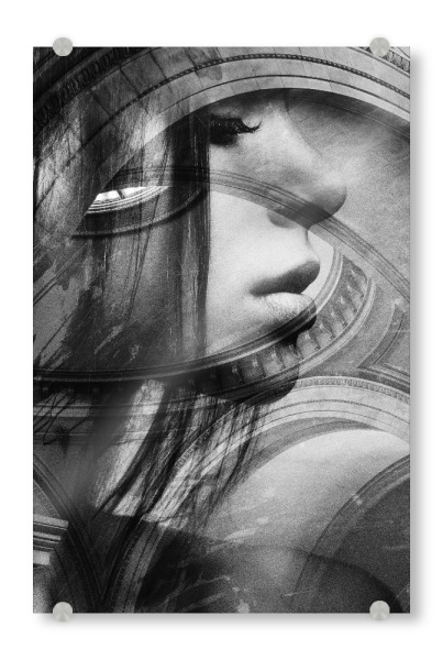 Acrylglasbild "Metropolitan Museum" artboxONE - Menschen,Schwarzweiß,Architektur