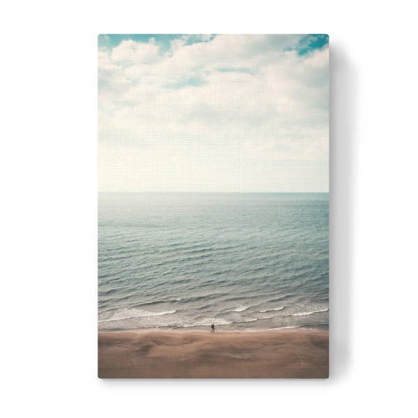 Leinwandbild "Crossing" artboxONE - Natur,Reise,Reise / Länder - Denmark,Dänemark,Strand,Landschaft,Meer,Ozean,Natur,Nature,Landscape,Beach