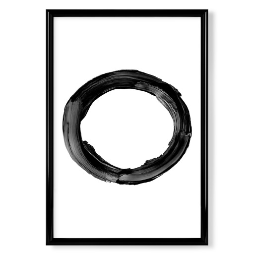 O in Black