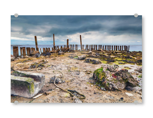 Acrylglasbild "Impression Haventje van Sil" artboxONE - Natur,Reise,Architektur,Reise / Strand und Meer