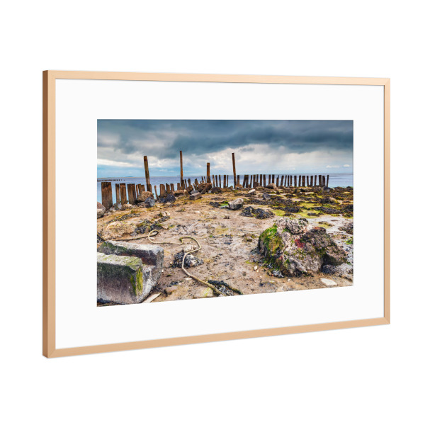 Poster mit Rahmen Kupfer "Impression Haventje van Sil" artboxONE - Natur,Reise,Architektur,Reise / Strand und Meer