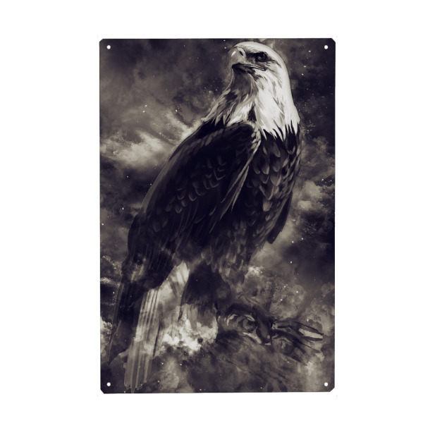 Holzbild "Eagle Portrait" artboxONE - Natur,Tiere - Eagle,Eagles,Bird,Animal,Animals,Nature,Wild,Tier,Adler,Vogel,Portrait