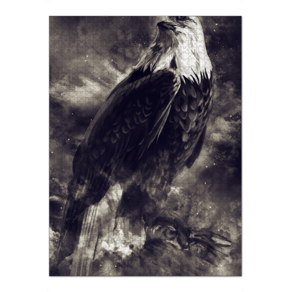 Puzzle Ravensburger "Eagle Portrait" artboxONE - Natur,Tiere - Eagle,Eagles,Bird,Animal,Animals,Nature,Wild,Tier,Adler,Vogel,Portrait - Bild eagle