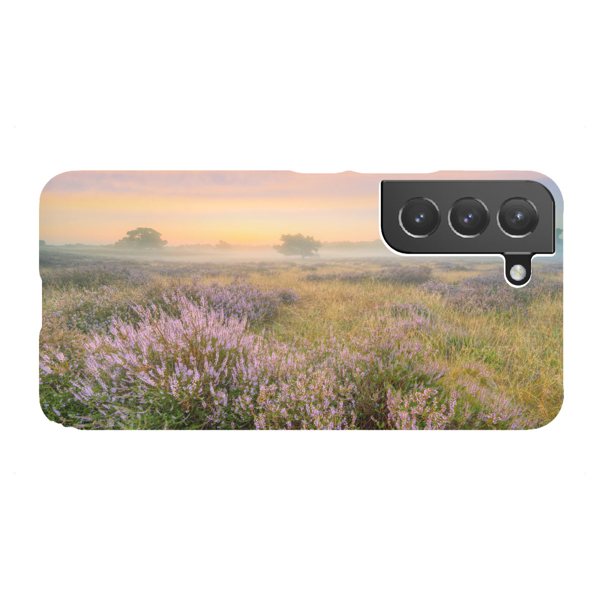 Samsung Galaxy "Heidelandschaft im Nebel" Premium-Case Handyhülle artboxONE