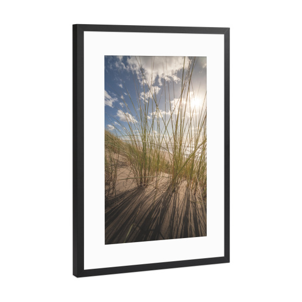 Poster mit Rahmen Schwarz (Metallic) "A place to hide" artboxONE - Natur,Reise / Strand und Meer