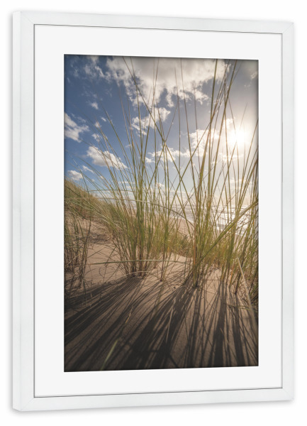Poster mit Rahmen weiß "A place to hide" artboxONE - Natur,Reise / Strand und Meer
