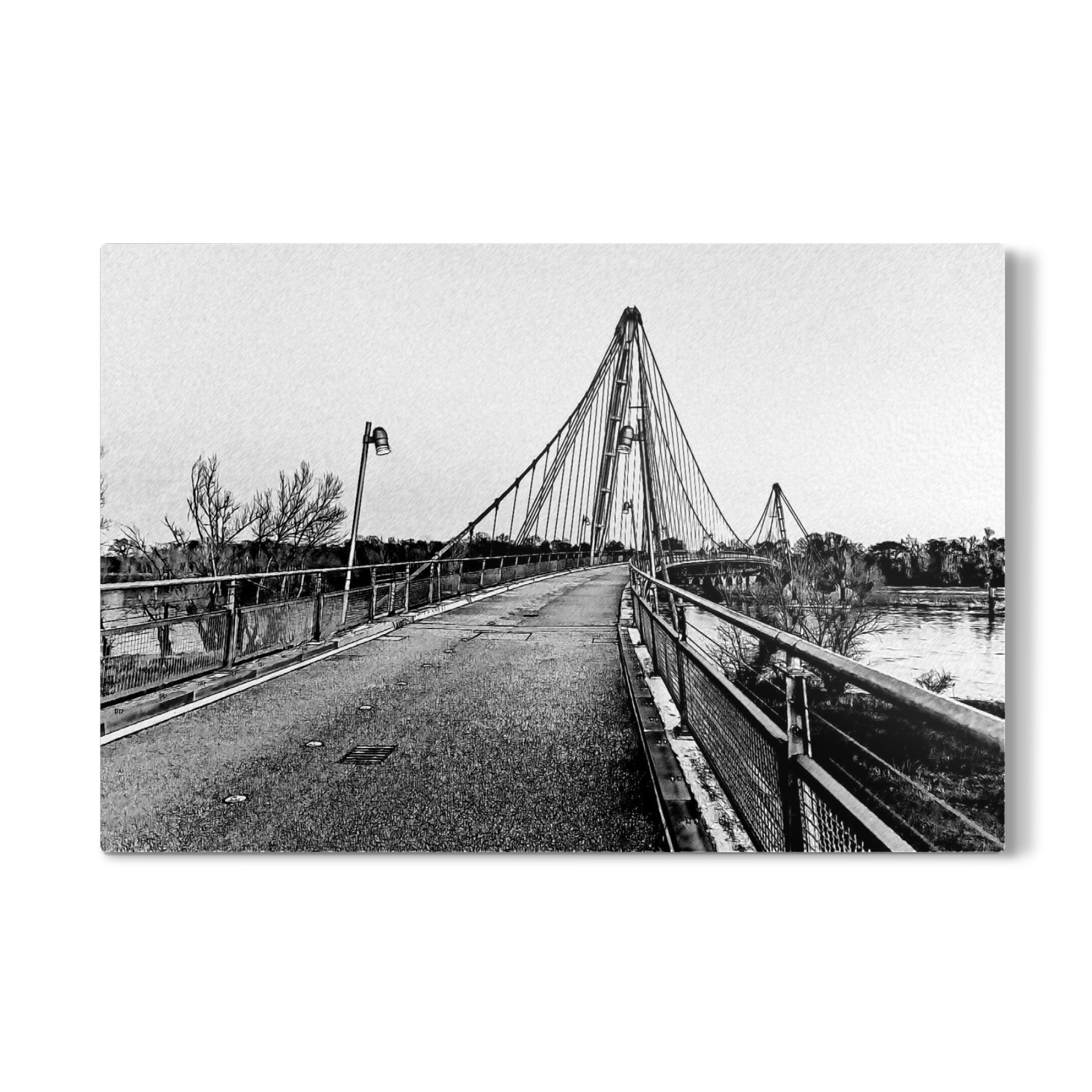 Galerie-Print "Brücke über die Elbe" 75x50 cm artboxONE