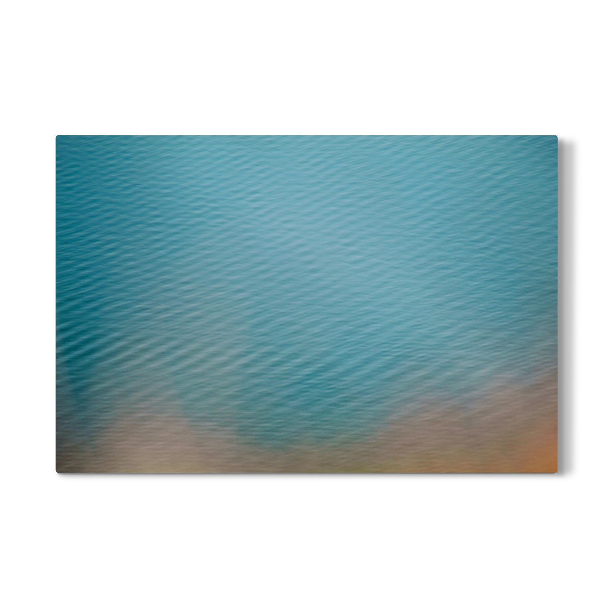 Galerie-Print "Orange lake waves" 75x50 cm artboxONE