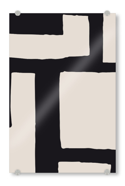 Acrylglasbild "Geometric Design" artboxONE - Abstrakt,Geometrie - Geometrisch,Mitte des jahrhunderts,Abstrakt,Minimalistisch,Abstract,Geometry,Boho