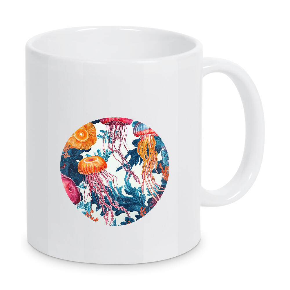 Tasse "Colorful Jellyfish Dreams" artboxONE - Natur,Tiere,Unterwasser