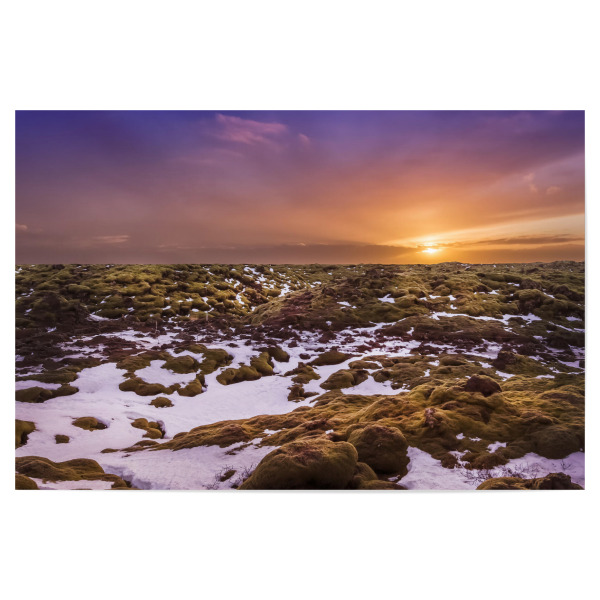 Poster "ISLAND Skaftáreldahraun Lavafeld" artboxONE - Natur,Reise / Länder