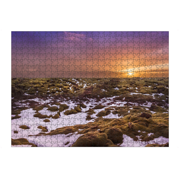Puzzle Ravensburger "ISLAND Skaftáreldahraun Lavafeld" artboxONE - Natur,Reise / Länder