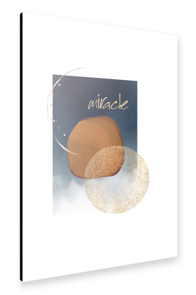 Alu-Dibond "Miracle zen art" 30x20 cm artboxONE