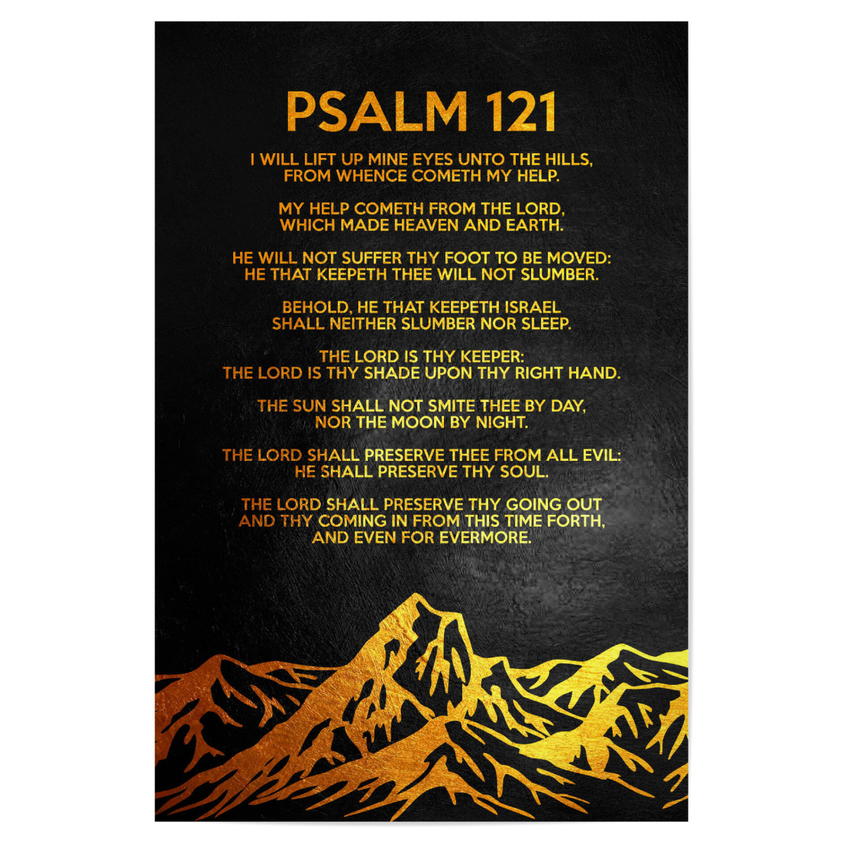 Psalm 121 1 8 Als Poster Bei Artboxone Kaufen