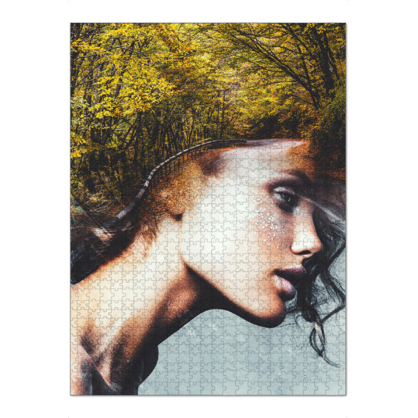 Puzzle Ravensburger "Road in autumn" artboxONE - Natur,Floral,Menschen