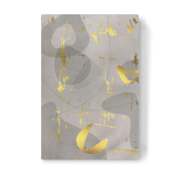 Leinwandbild "Mid-Century Vintage GOLDEN SURREAL" artboxONE - Abstrakt,Geometrie