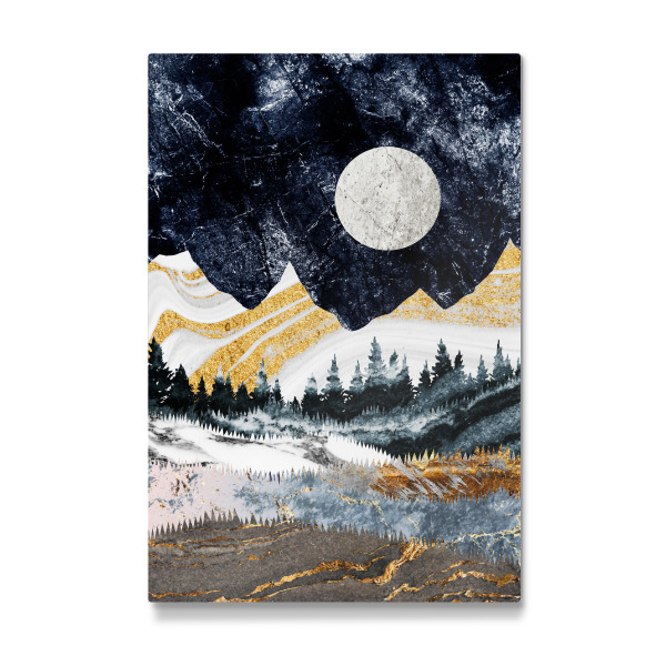 Galerie-Print "Mountains and the moon (matart)" 30x20 cm artboxONE