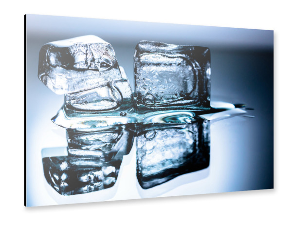 Alu-Dibond "Eiskalt" 30x20 cm artboxONE
