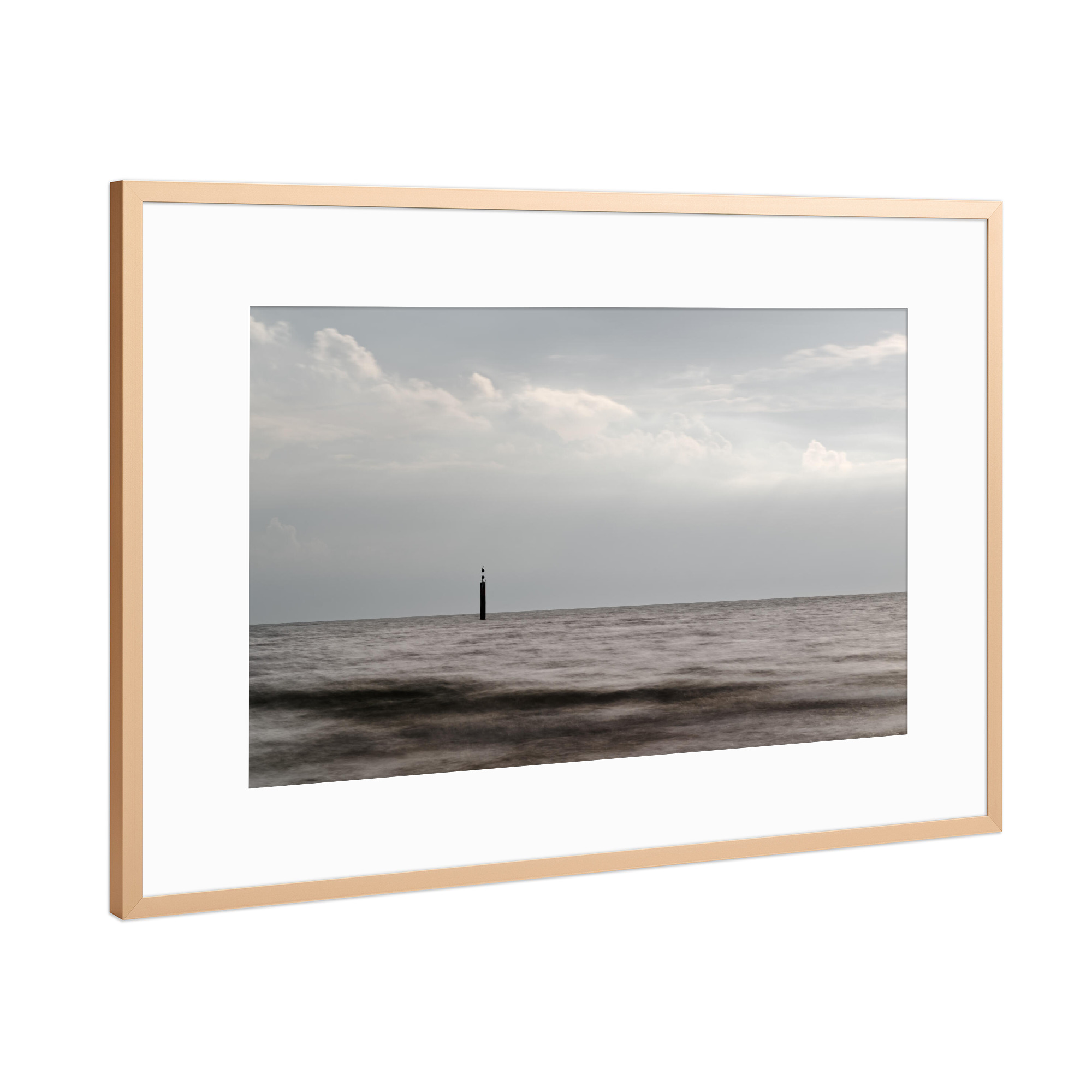 Poster mit Rahmen Kupfer "Küstenlicht" artboxONE - Natur,Reise,Reise / Strand und Meer