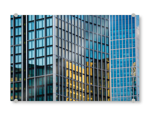 Acrylglasbild "Frankfurt City Windows" artboxONE - Städte,Architektur,Städte / Frankfurt