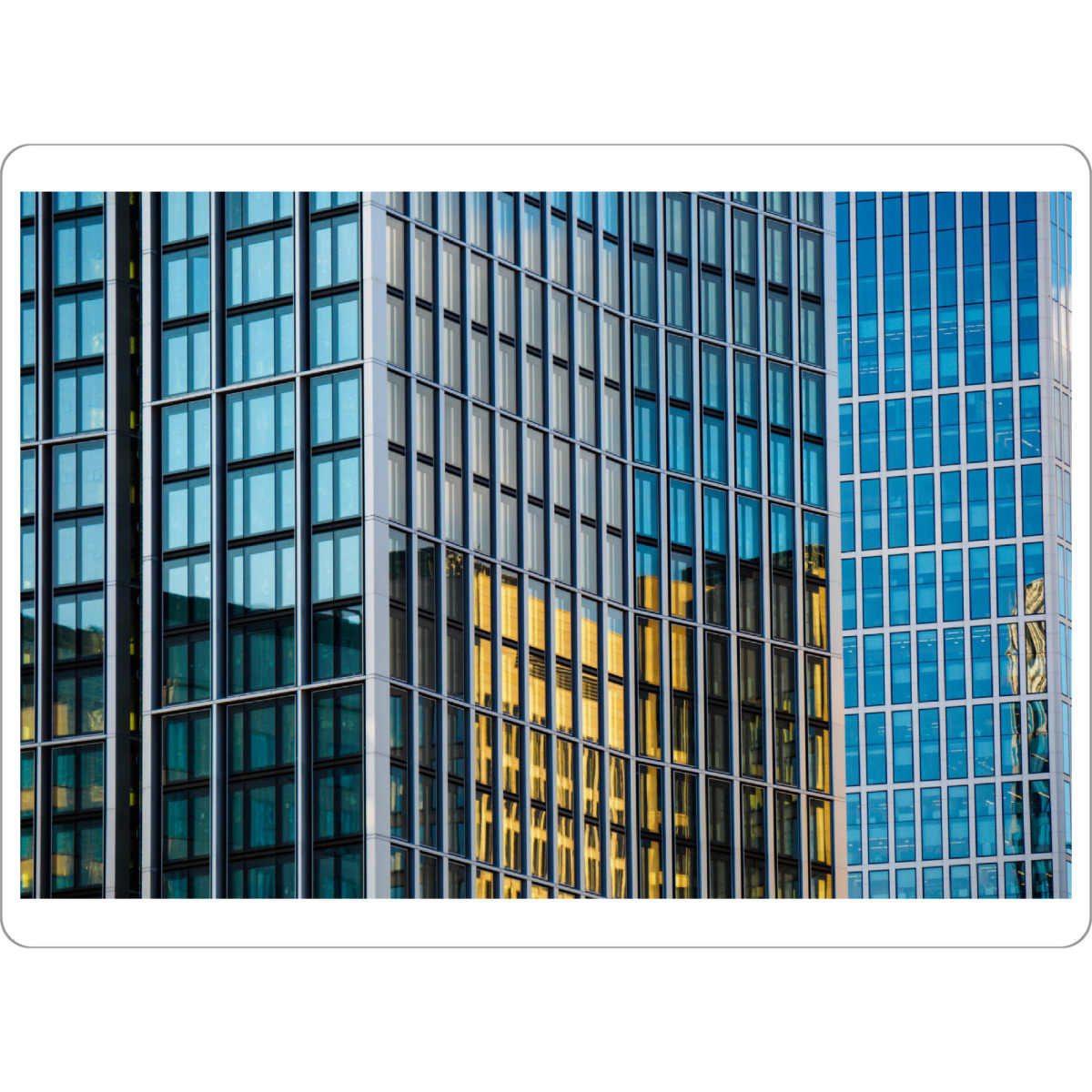 Tischset "Frankfurt City Windows" artboxONE - Städte,Architektur,Städte / Frankfurt