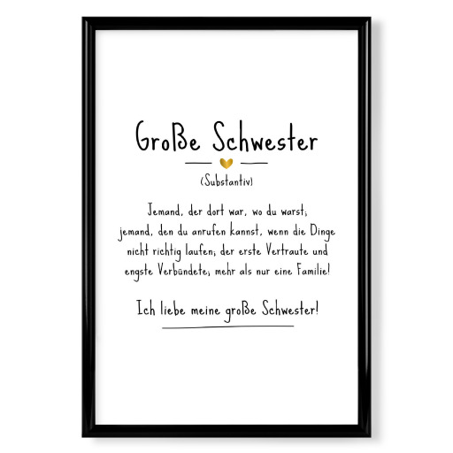 Große Schwester | Definition (DE)