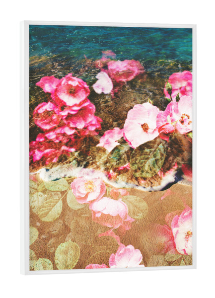 Poster mit weißem Rahmen "Floral sea" artboxONE - Natur,Floral