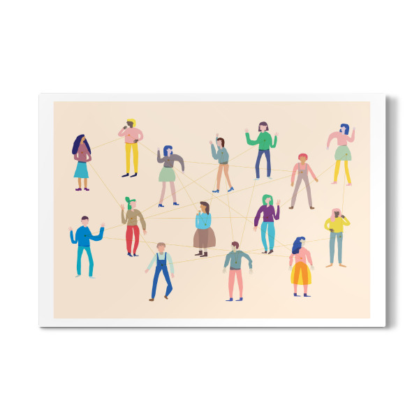 Galerie-Print "Networking" 30x20 cm artboxONE