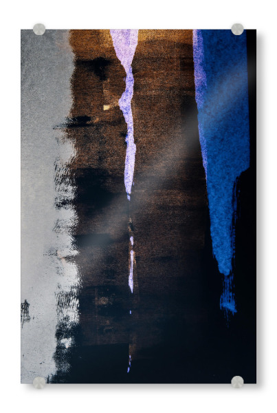 Acrylglasbild "All Sparkles" artboxONE - Abstrakt - Minimal,Minimalist,Abstract,Colours,Brush strokes,Abstrakt,Bunt,Colorful