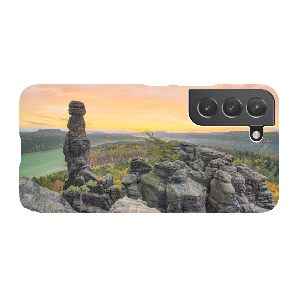 "Barbarine im Elbsandsteingebirge"für Samsung Galaxy - Premium-Case Handyhülle artboxONE