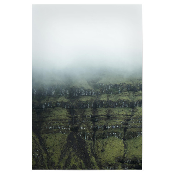 Poster "Felsen im Nebel der Färöer" artboxONE - Natur,Reise,Reise / Länder