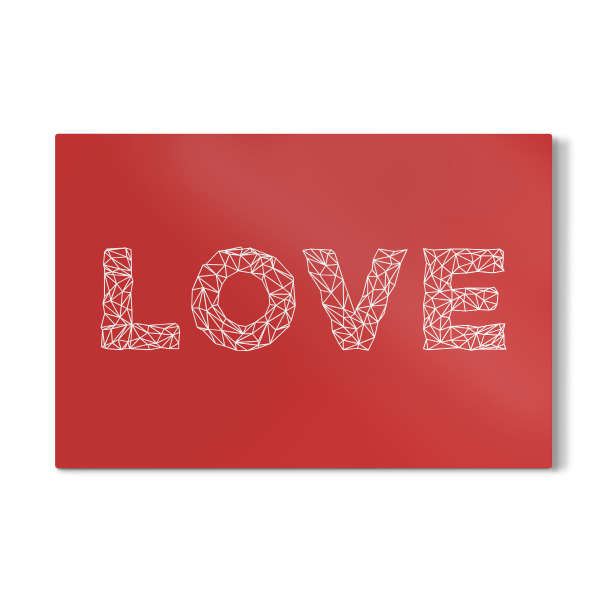 Galerie-Print "LOVE in red" 30x20 cm artboxONE
