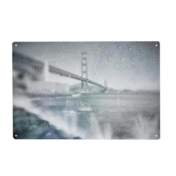 Holzbild "SAN FRANCISCO Regnerischer Tag" artboxONE - Städte,Architektur,Städte / San Francisco