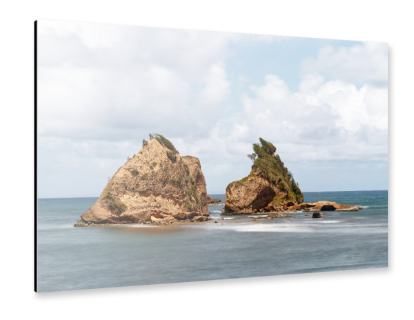 Alu-Dibond "Felsen an der Küste von Dominica" 30x20 cm artboxONE
