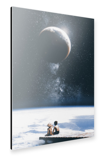 Alu-Dibond "Together Alone" 30x20 cm artboxONE