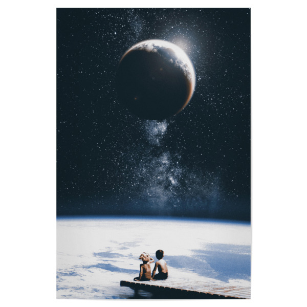 Poster "Together Alone" artboxONE - Menschen,Fiktion,Galaxy