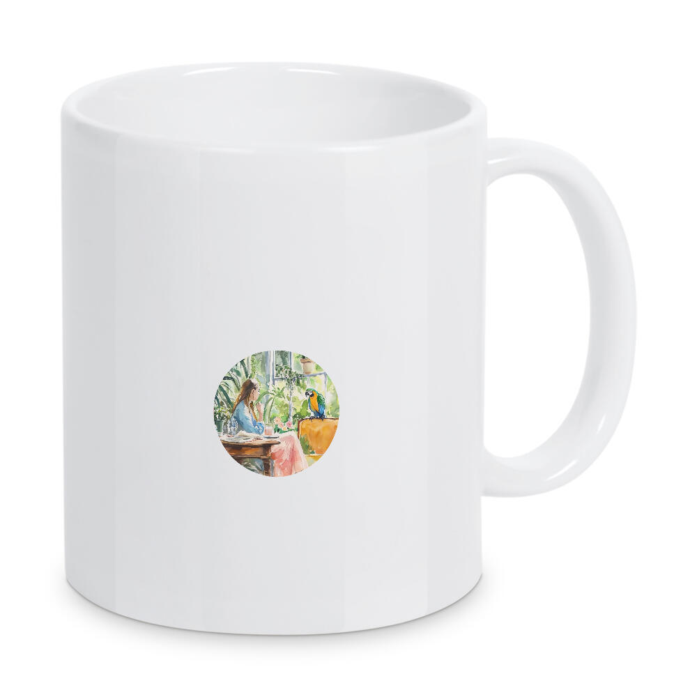 Tasse "Botanisches Glashaus" artboxONE - Natur,Floral,Essen & Trinken,Abstrakt,Menschen