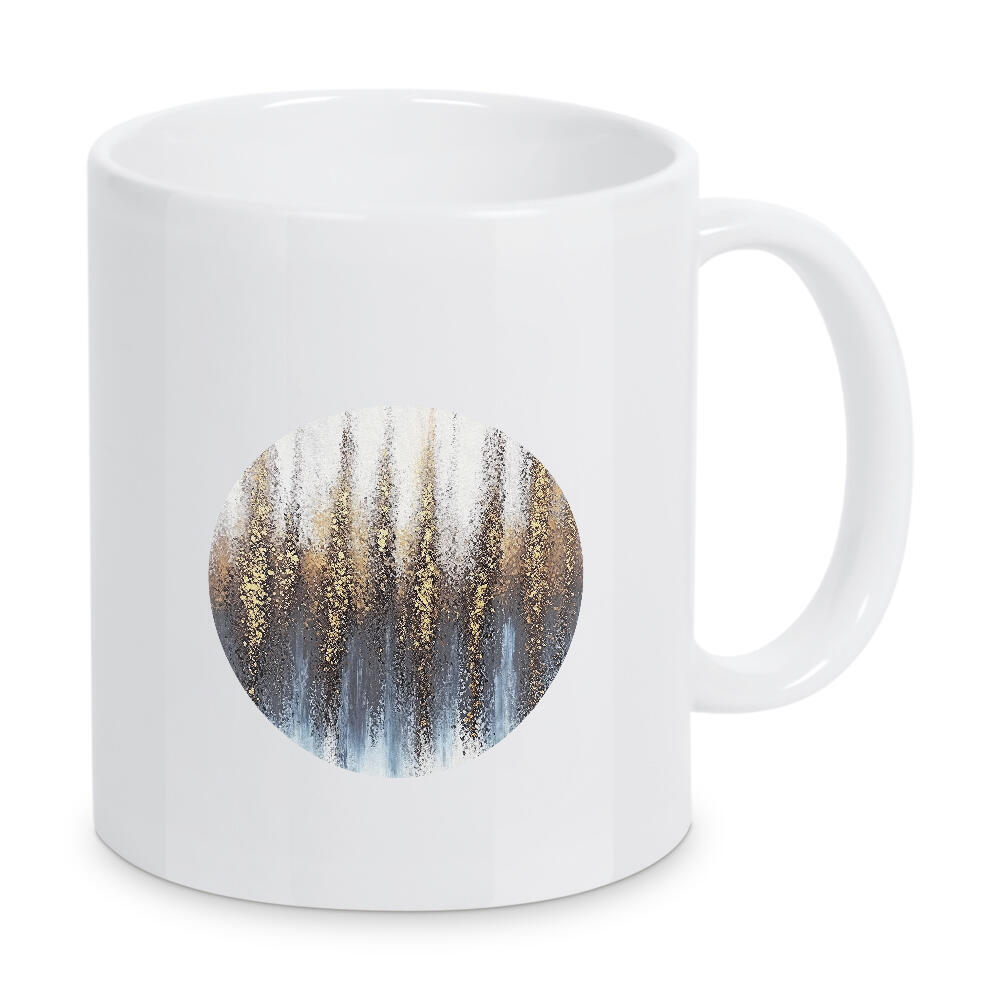 Tasse "Goldener Horizont Akzent" artboxONE - Natur,Abstrakt,Marmor