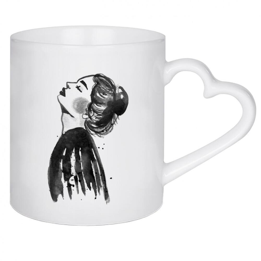Herztasse "Befreie deinen Geist" artboxONE - Abstrakt,Menschen,Liebe,Für Mama