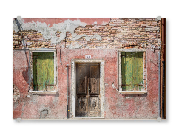 Acrylglasbild "Buntes Haus" artboxONE - Reise,Architektur
