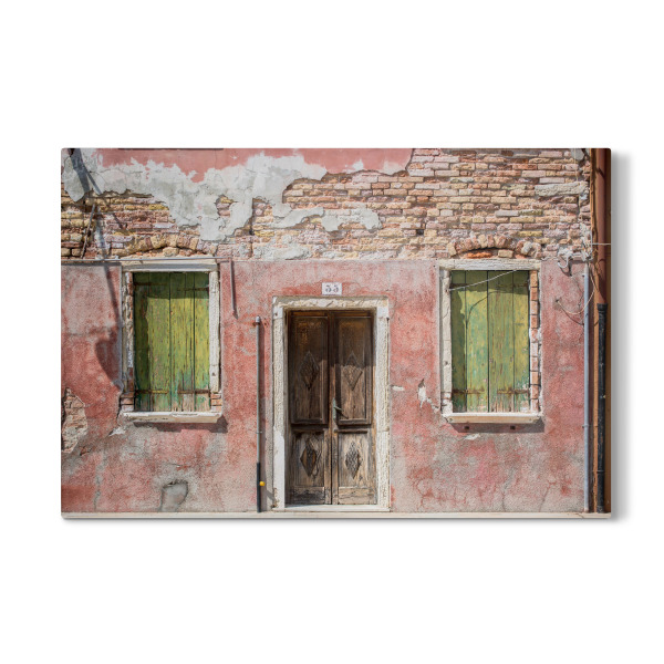 Galerie-Print "Buntes Haus" 30x20 cm artboxONE